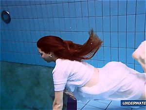 extraordinaire unshaved underwatershow by Marketa